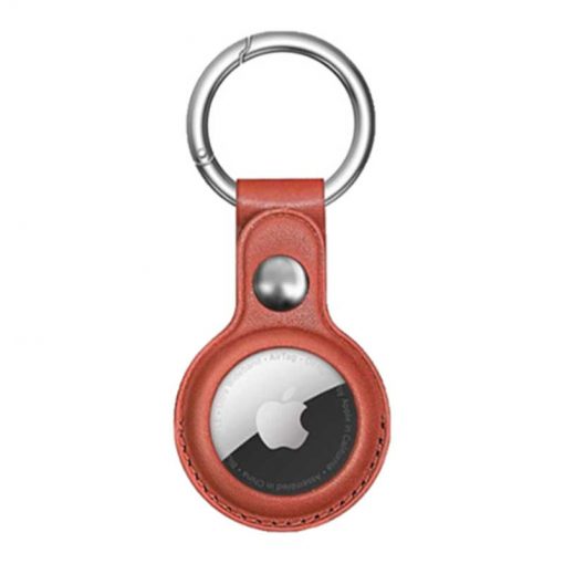 theklips-coque-airtag-simili-cuir-marron