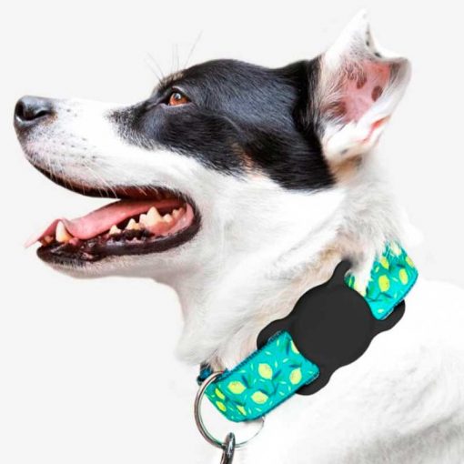 theklips-coque-apple-airtag-pour-collier-chien-chat-silicone-noir-2