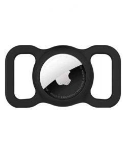 theklips-coque-apple-airtag-pour-collier-chien-chat-silicone-noir