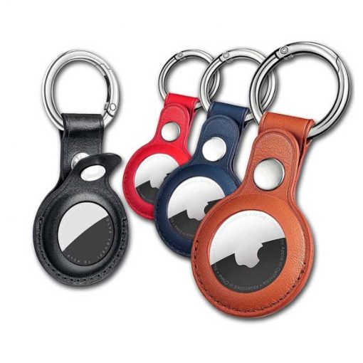 theklips-lot-4-coque-airtag-simili-cuir