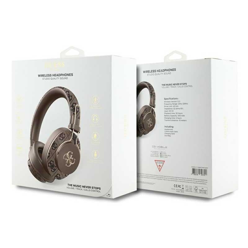 theklips-casque-supra-auriculaire-bluetooth-guess-logo-4g-marron-5 theklips-casque-supra-auriculaire-bluetooth-guess-logo-4g-marron-5