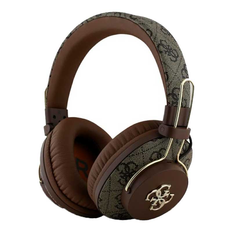 theklips-casque-supra-auriculaire-bluetooth-guess-logo-4g-marron theklips-casque-supra-auriculaire-bluetooth-guess-logo-4g-marron