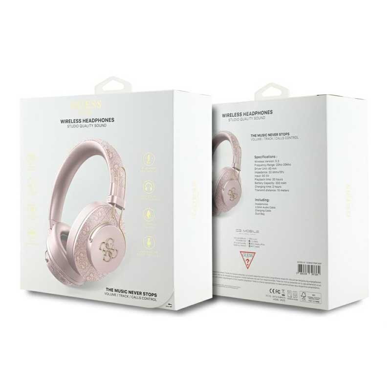 theklips-casque-supra-auriculaire-bluetooth-guess-logo-4g-rose-4